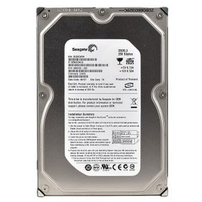 Hardisk 250GB HDD Seagate SLIM internal harddisk 3.5&quot; harddisk Pc