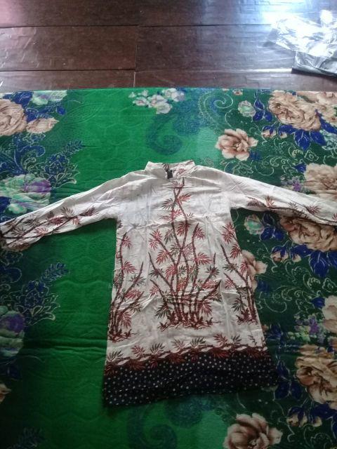 Atasan Batik Dolby Dolbi Dobby Doby Tenun Sutra Tulis Halus Katun Atbm Baron ,sarombit Atasan No