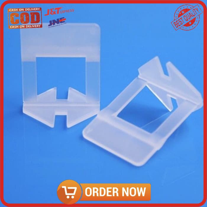 Alat pasang keramik clip putih 1mm tile leveling nat spacer keramik perapi perata nat keramik a271