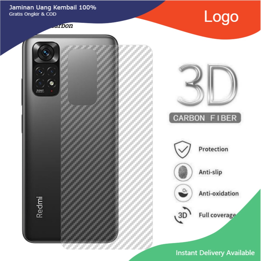 Garskin Redmi Note 11 / Redmi Note 11 Pro Skin Carbon Redmi Note 11 / Redmi Note 11 Pro