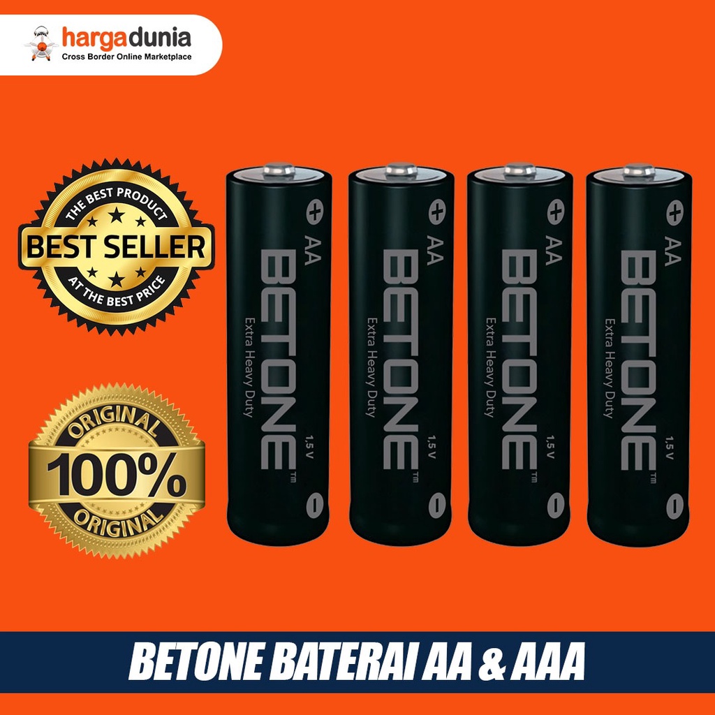 Jual Betone Baterai Battery Batre Ukuran AA | Shopee Indonesia