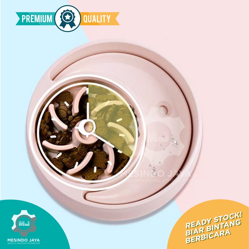 Tempat Makan Mangkuk Anjing Kucing Slow Feeder Anti Sedak Pet Bowl