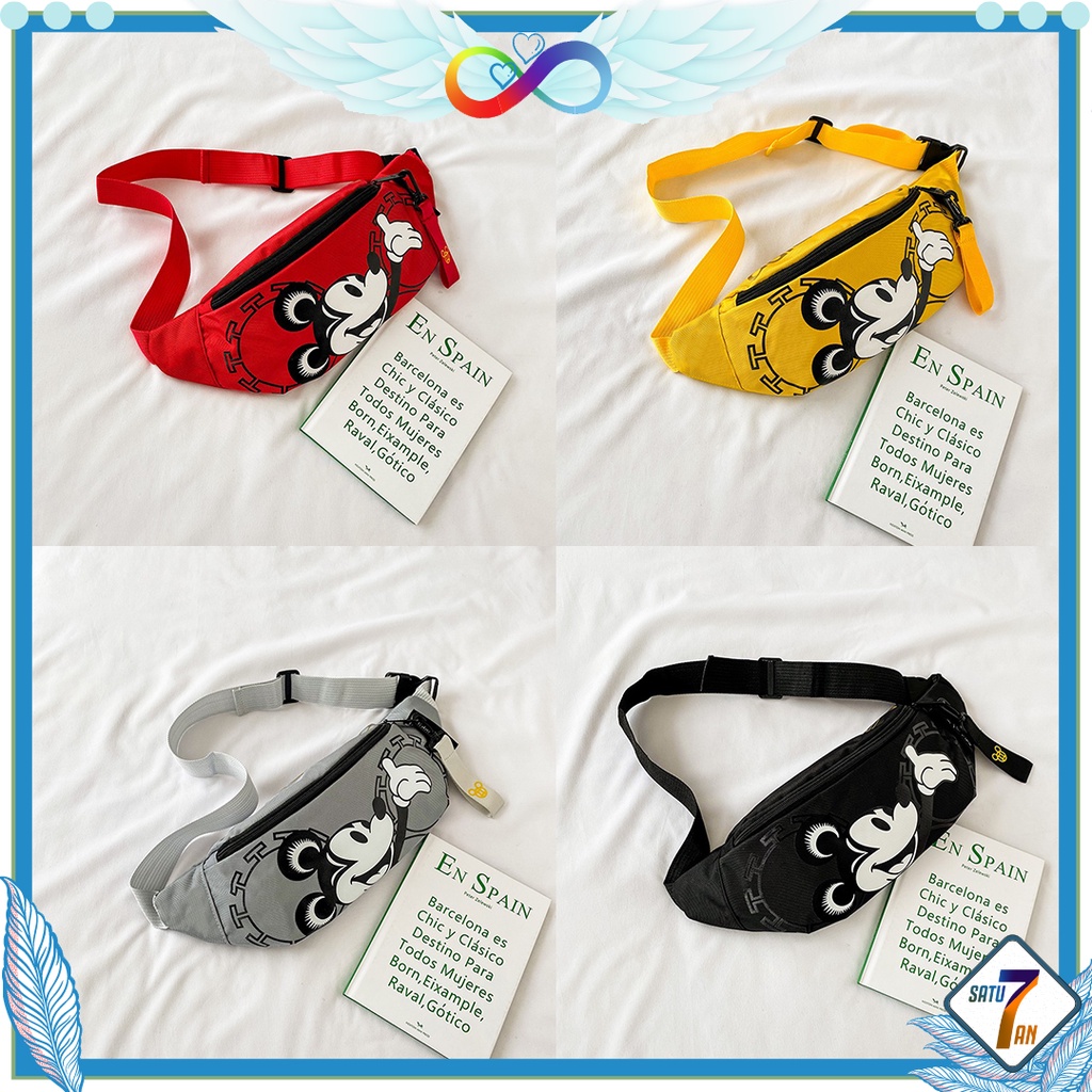 Satu7an T187 TAS WAISTBAG WANITA MOTIF KARTUN WOMEN BAG FASHION KOREA STYLE TERLARIS IMPORT COD