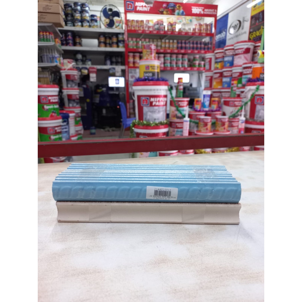 List Keramik Kuku Macan Bonbon / List Bonbon 20 CM - Sky Blue