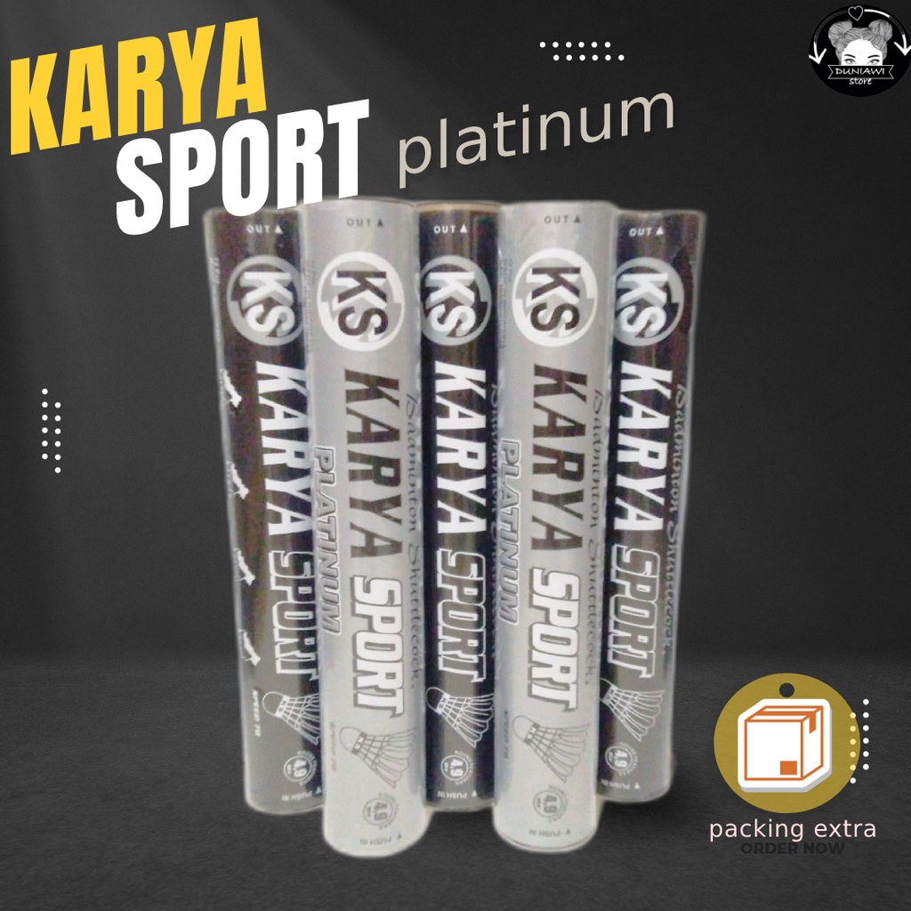 Shuttlecock Karya Sport Platinum cock karya sport platinum