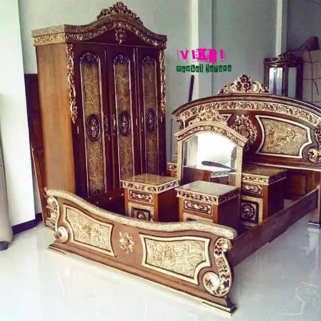 set kamar tidur anggola,mebel jepara,furniture