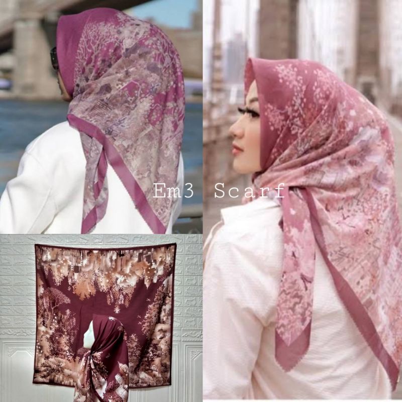 HIJAB SEGIEMPATVOAL MOTIF LASERCUT Kotasari series