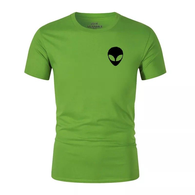 Kaos Pria Alien Baju Oblong Lengan Pendek Tshirt Atasan Lelaki Dewasa Cod
