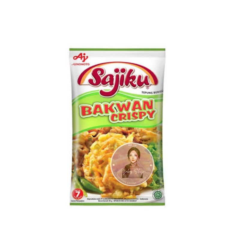 

TEPUNG BAKWAN CRISPY SAJIKU KEMASAN 90 GR