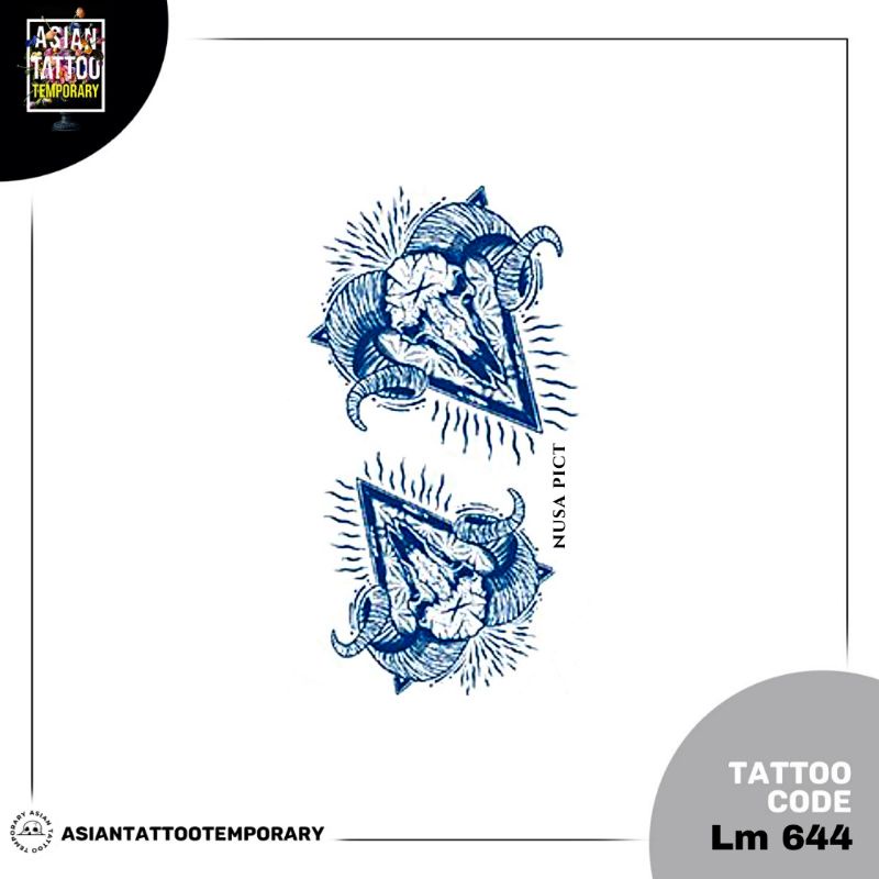 SEMI PERMANEN &quot;ILLUMINATI-ALL SEEING EYE-SATANIC-PENTAGRAM-BAPHOMET&quot;