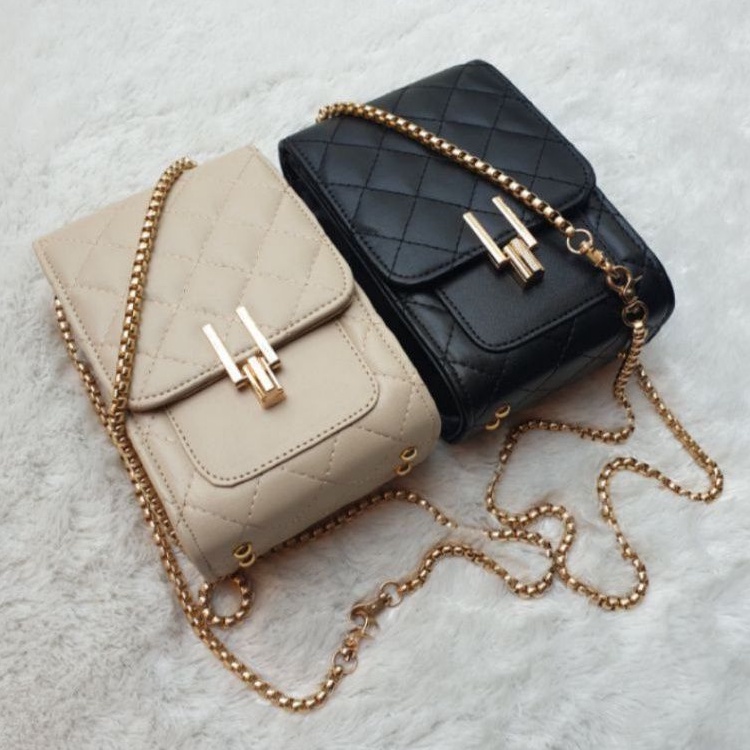 Tas Selempang Wanita Taki Rantai Tas Selempang HP Cewek Perempuan