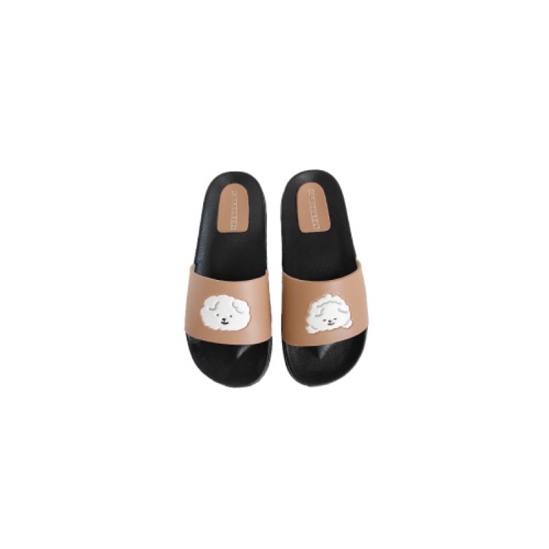 sleepy / playful poodle slides nakedsol x kellysandco size 41