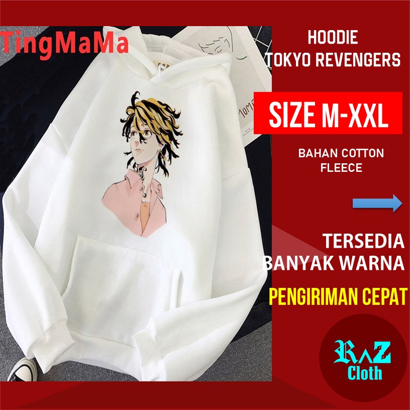 Switer Hoodie Pria Draken Tokyo revengers Harajuku Jepang Style