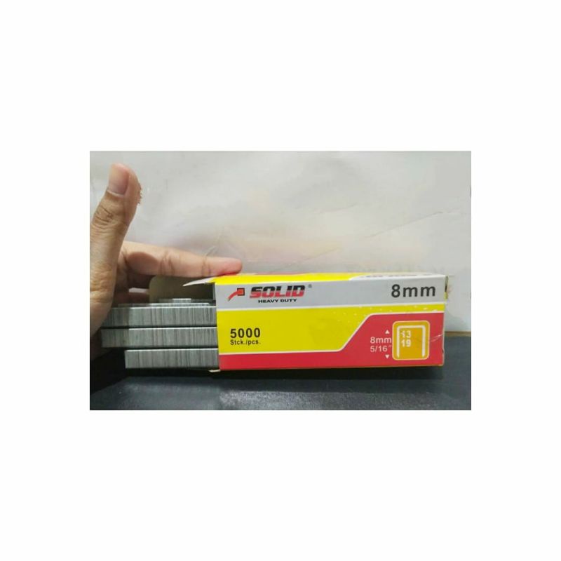 

Isi staples tembak 8mm Model U Solid