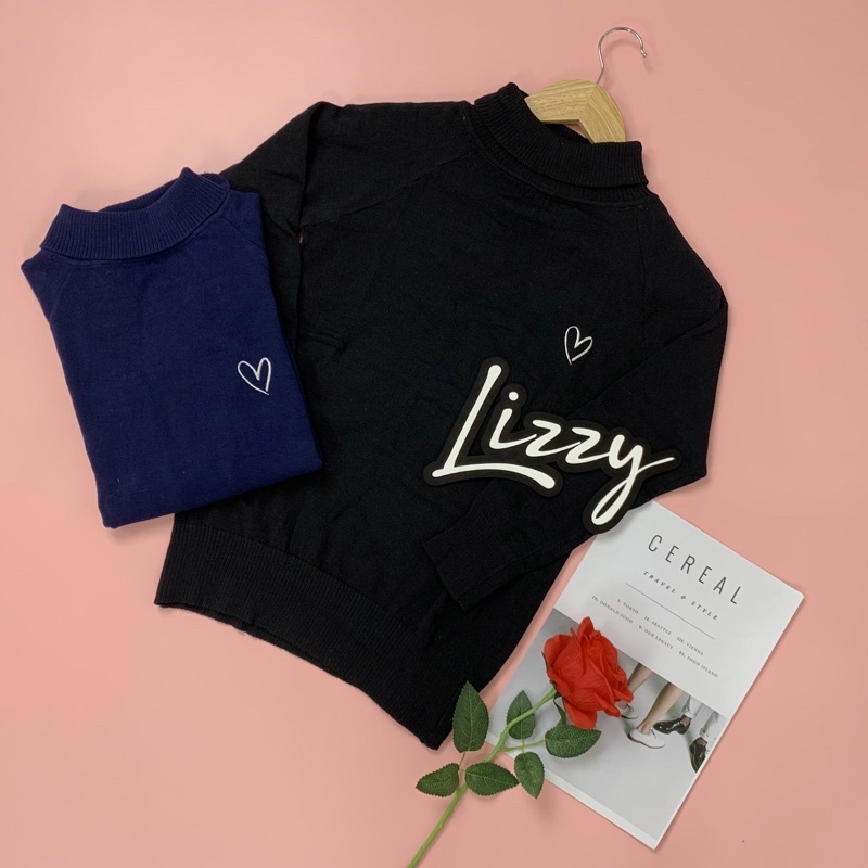 Lizzy - SWEATER TURTLENECK SYAHNAS LOVE