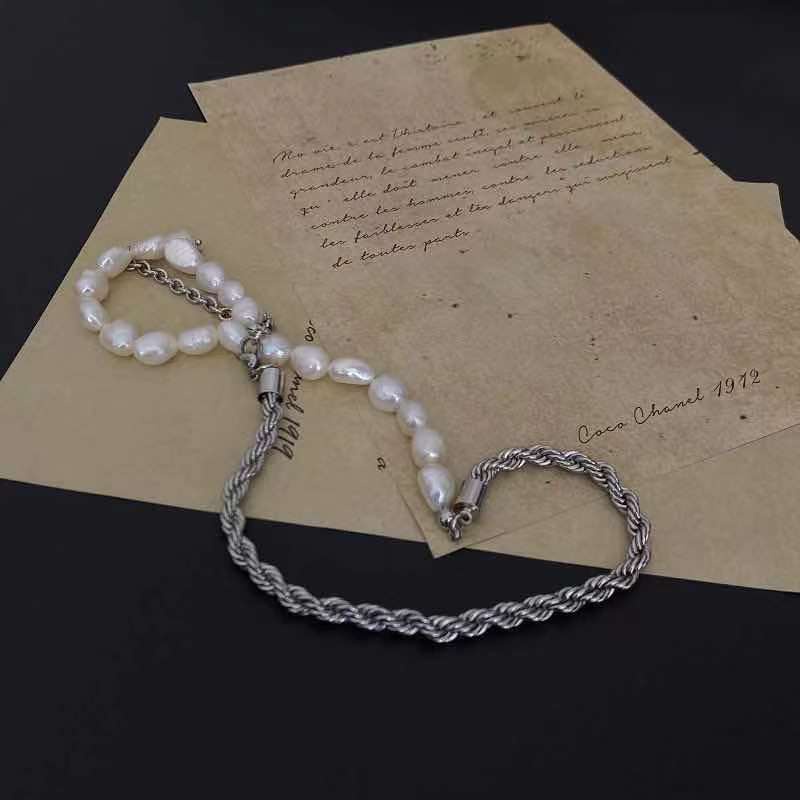 Kalung Hias Mutiara Gaya Retro Perancis Untuk Wanita