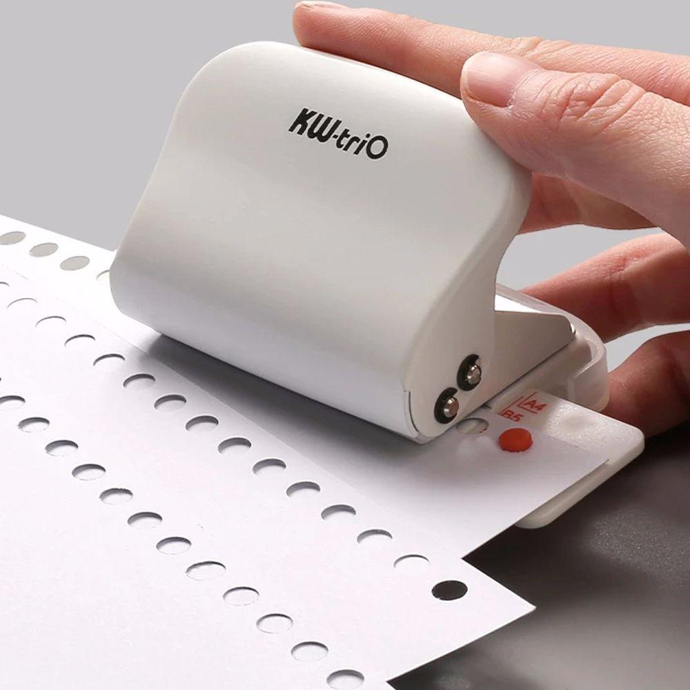 Lanfy Hole Puncher Portable Kapasitas 6mm Alat Tulis Sekolah Mengikat Perlengkapan 6-Hole Paper Punch