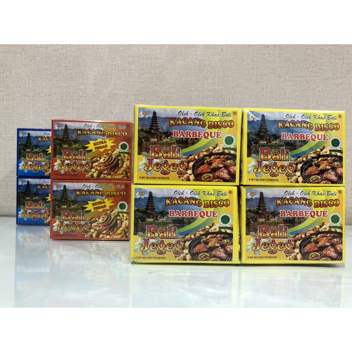 

Kacang Disco Bali Jegeg Khas Bali Isi 8 Box 400 gr