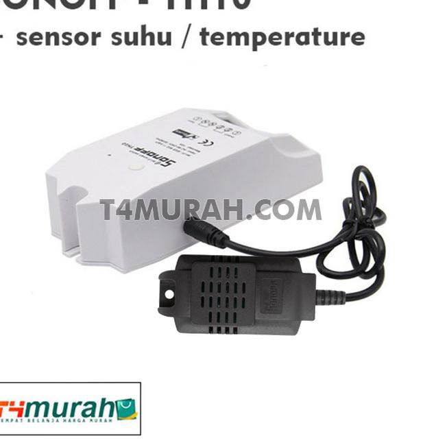 ￣ WRY Sonoff Wifi Controller TH 10 dengan Sensor Suhu Temperatur Kelembaban ❋