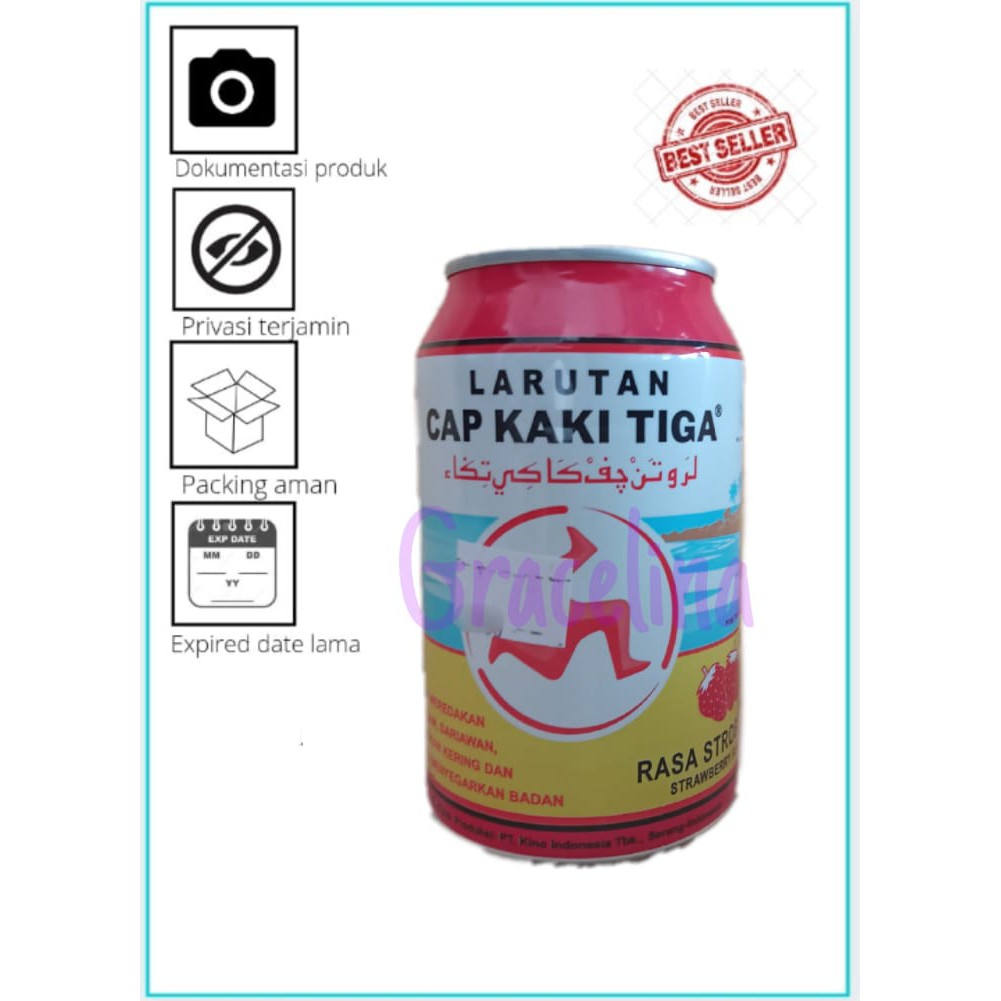 

Larutan Cap Kaki Tiga Strawberry 320 ml