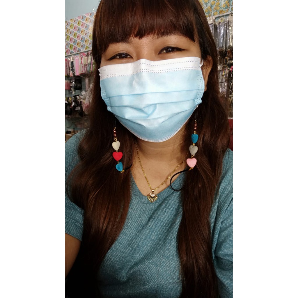 Kalung Masker Manik LOVE / Strap Masker / Tali Masker Korea/ Kalung Masker Tokopelanginicer