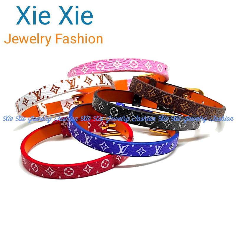 Gelang Gesper Kulit Gelang Charm Liontin