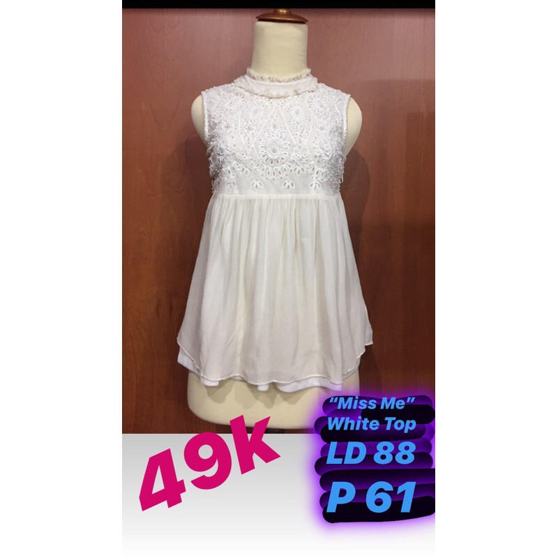 Miss Me White Top