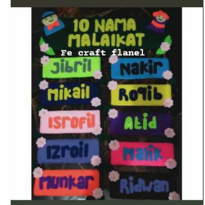 Gantungan nama malaikat