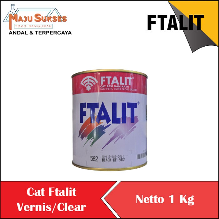 

CAT MINYAK CAT BESI KAYU 1 KG WARNA CLEA TMS