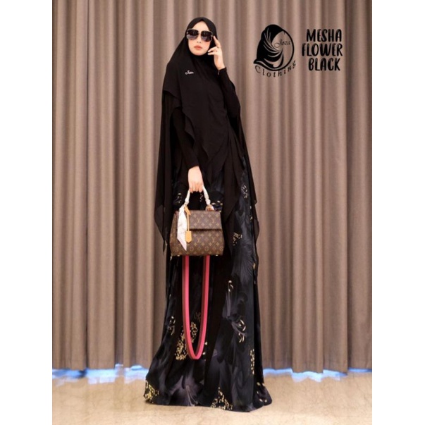 [JOZA CLOTHING] GAMIS SYARI TERBARU / DRESS SET PRINTING " MESHA SET " BY JOZA PREMIUM CLOTHING