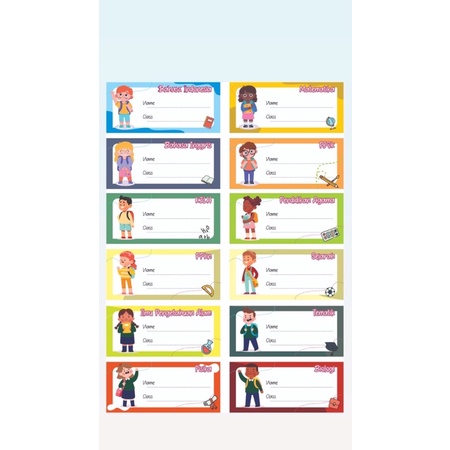 

stickernamabukusekolah