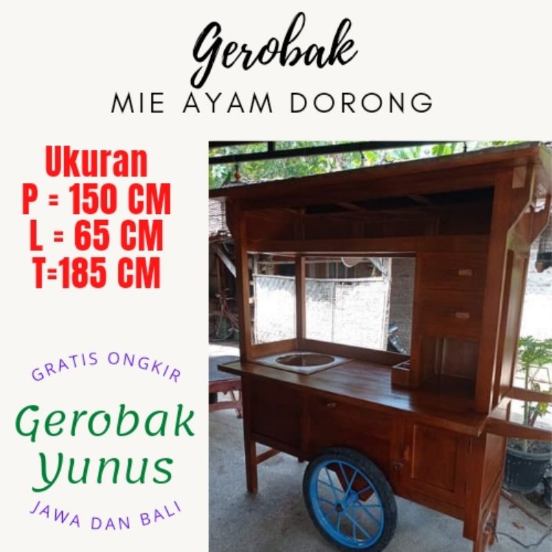 Gerobak mie ayam dorong