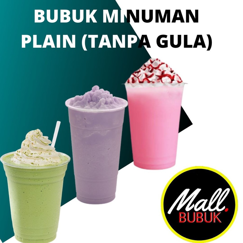 

PLAIN Bubuk Minnuman Tanpa Gula 1Kg - Bubuk Minuman PLAIN 1Kg mb