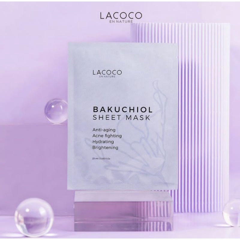 LACOCO BAKUCHIOL SHEET MASK 25ml