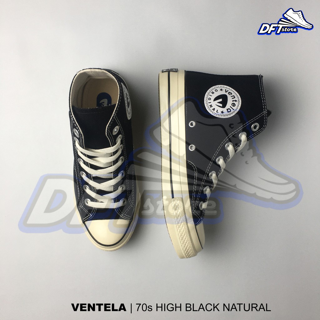 SEPATU VENTELA BACK TO 70S HIGH BLACK NATURAL / VENTELA BTS HIGH BLACK WHITE
