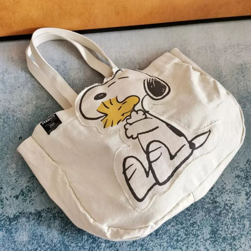 ZRA PEANUTS TOTE BAG