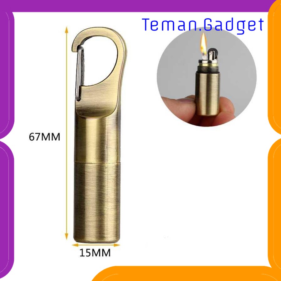 TG-HB002 AOLIKES GANTUNGAN KUNCI KOREK API DOLPHIN LIGHTER WATERPROOF - HY665