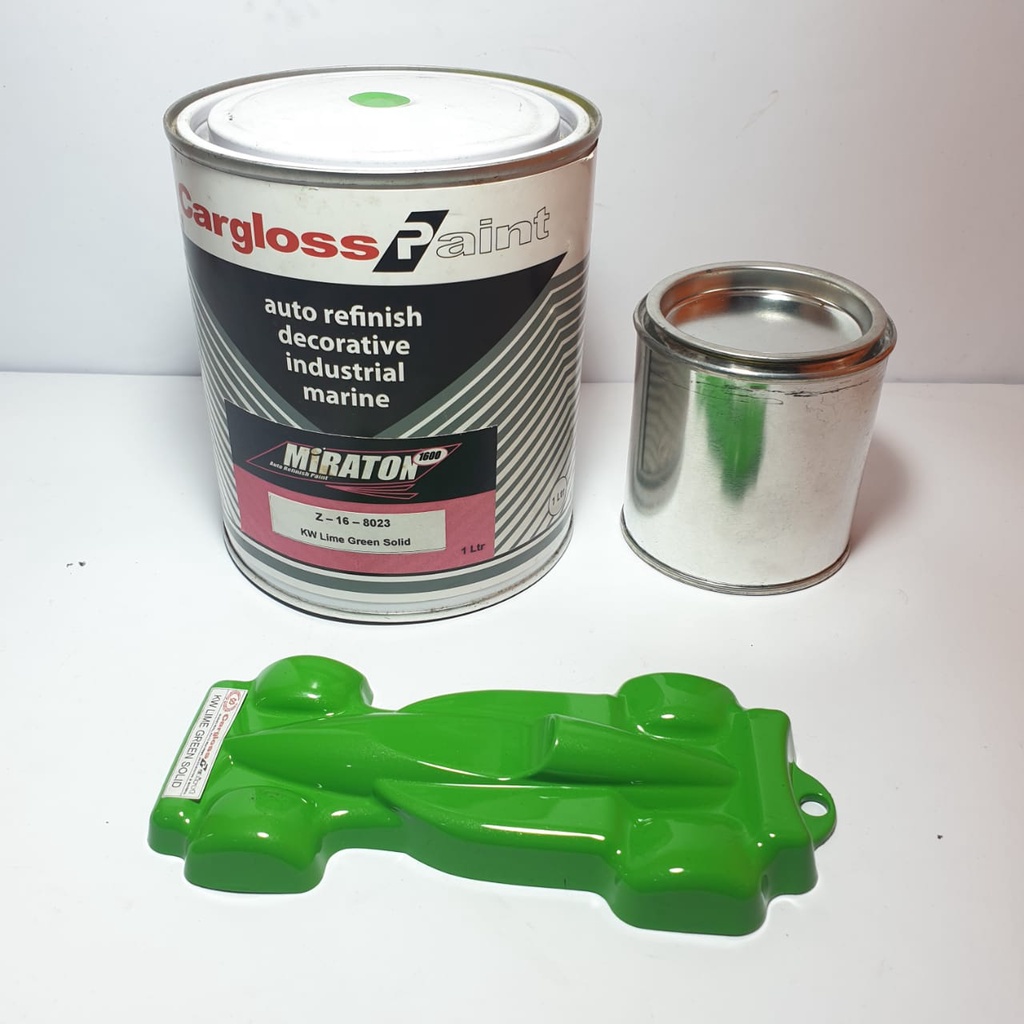 Cat Manual Warna Original OEM Hijau Limau Kawasaki Ninja Cargloss Miraton Lime Green Solid 200 ML