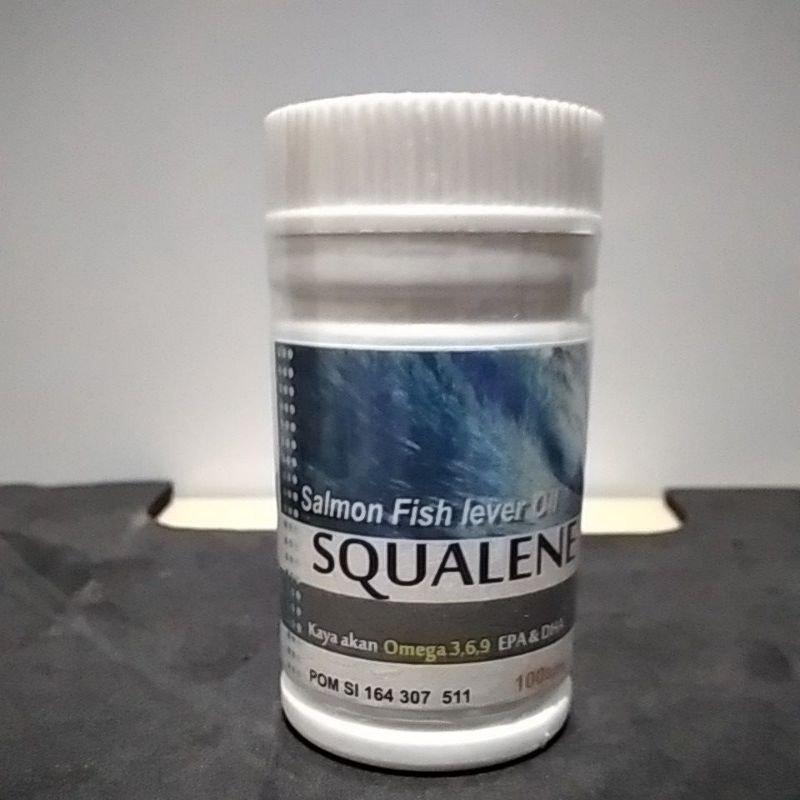 

SQUALENE 100 softgel myk ikan salmon omega 3,6,9