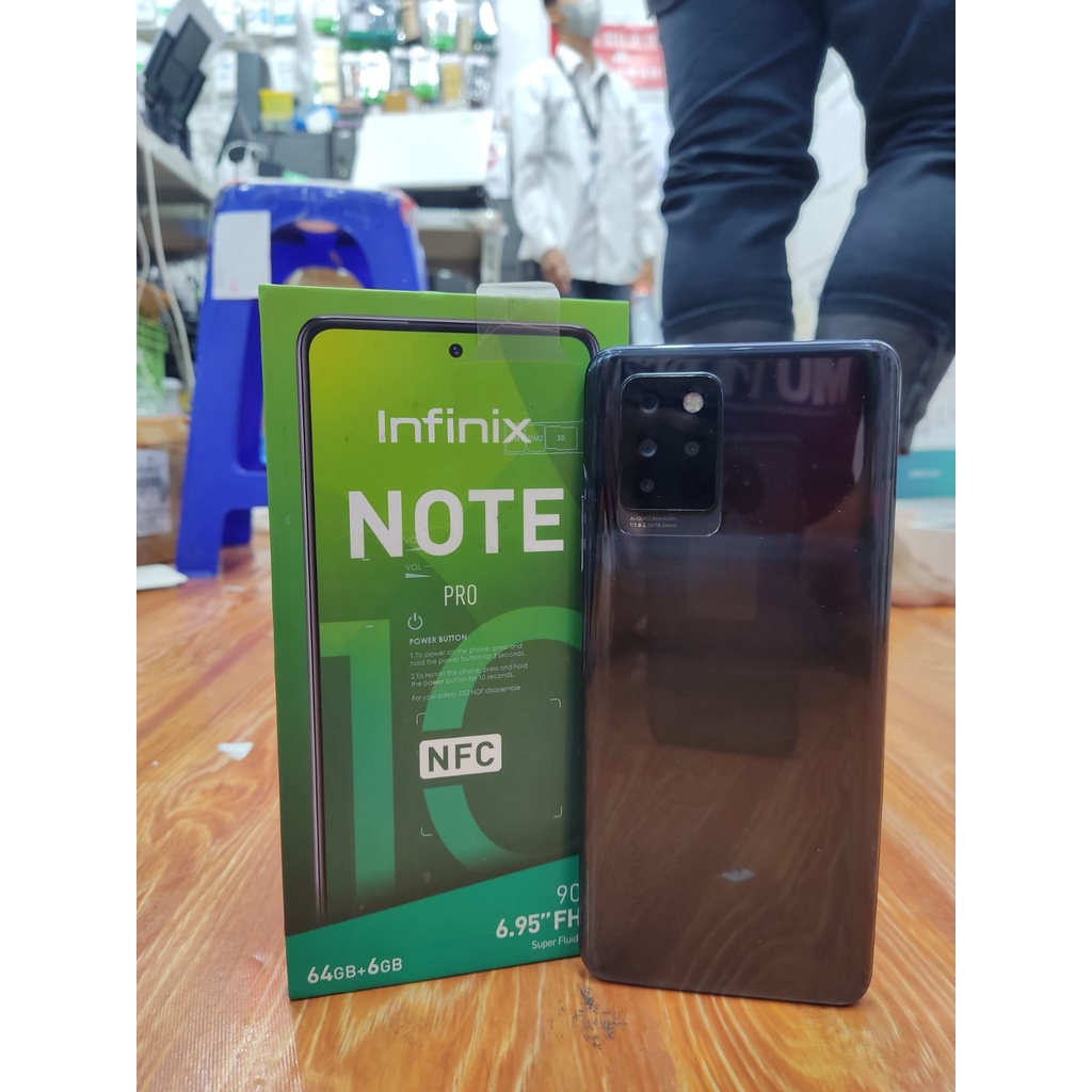Infinix Note 10 Pro Ram 8 Rom 128GB (SECOND)