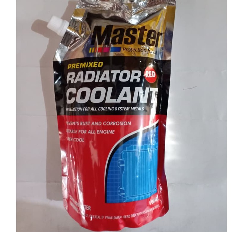 COOLANT RADIATOR MERAH MASTER - AIR RADIATOR MERAH MASTER 1 QUART