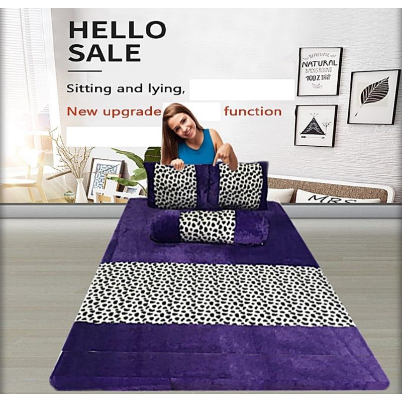 kasur bulu rasfur lipat lantai karakter UK.180x120x6