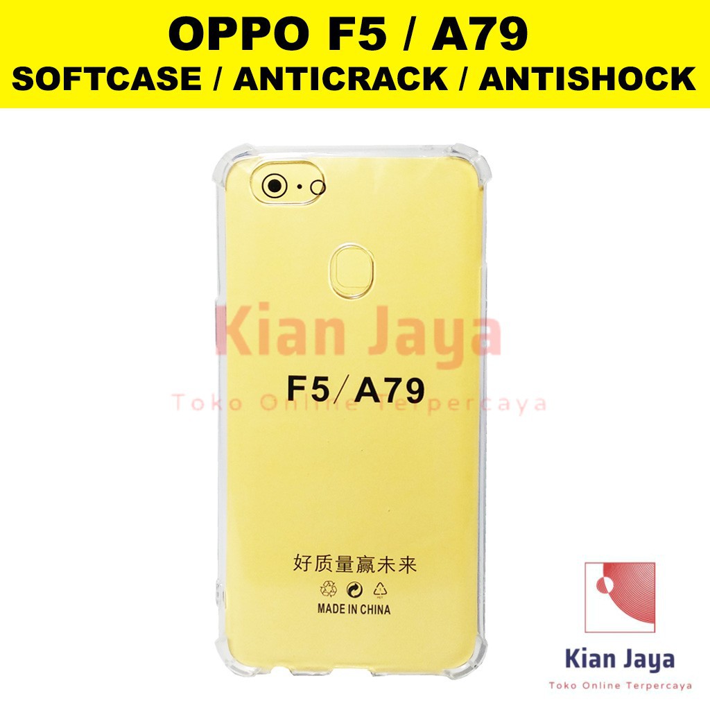 Softcase Anticrack Handphone Oppoo F5, A79 Antishock, Casehp, Siliconcase