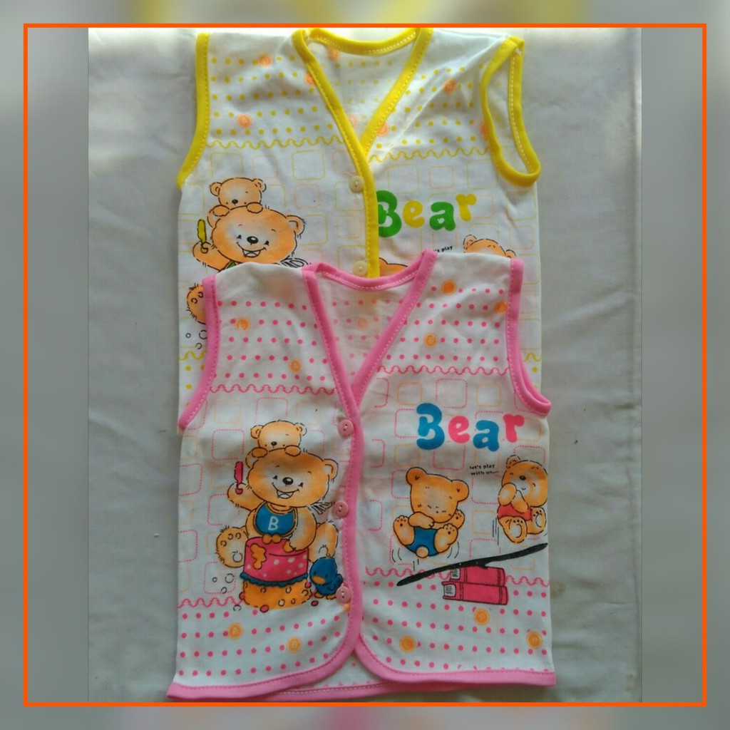 Baju Bayi (Newborn) Tanpa Lengan/Yukensi