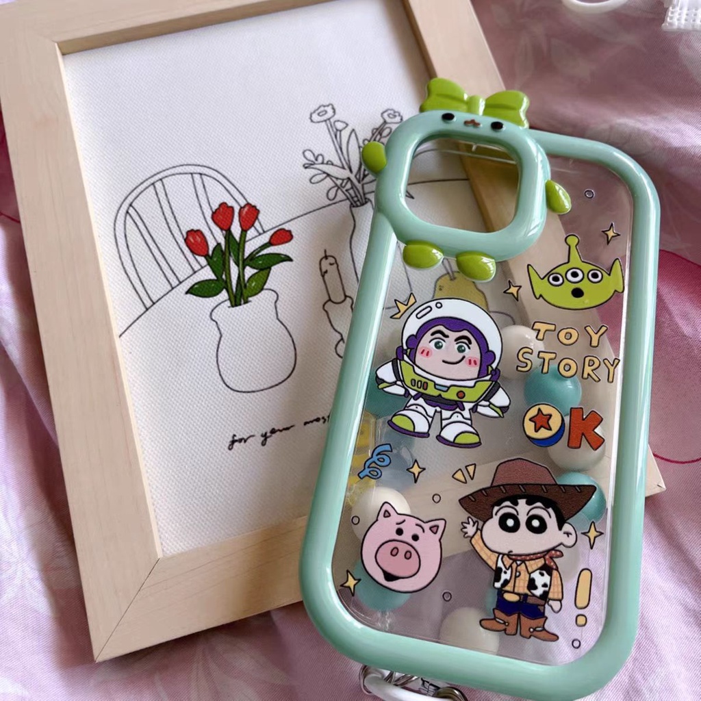 Ins Soft Case TPU Motif Buzz Lightyear Untuk iPhone 14 14pro 14max 14prm 13 13pro 13pro 11 6splus 7Plus 8Plus Xr XS 13 12pro Max