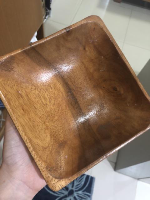 Mangkok Kayu Persegi Oesing Craft