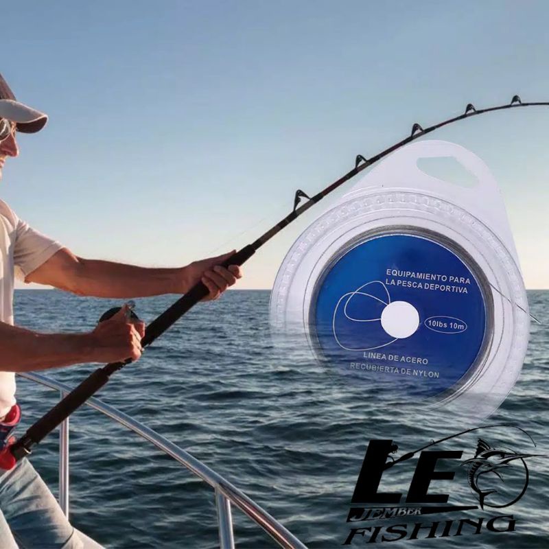 SENAR SELING STAINLESS STEEL 10M HIGH QUALITY PRODUK SENAR SELLING PELAPIS NYLON TERLARIS KAWAT SELLING KAWAT UNTUK MEMANCING