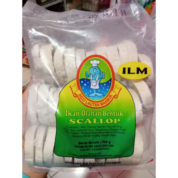 

❤️ZF❤️SCALLOP ILM 500gr