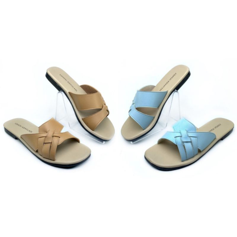 SANDAL YONGKI KOMALADI WANITA FLAT / TEPLEK SDT08