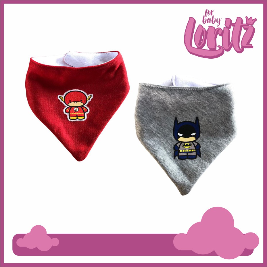 Slabber bayi / bibs / celemek anak segitiga